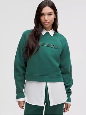 Scuba Oversized Pullover *Wordmark - Storm Teal / Size XS/S